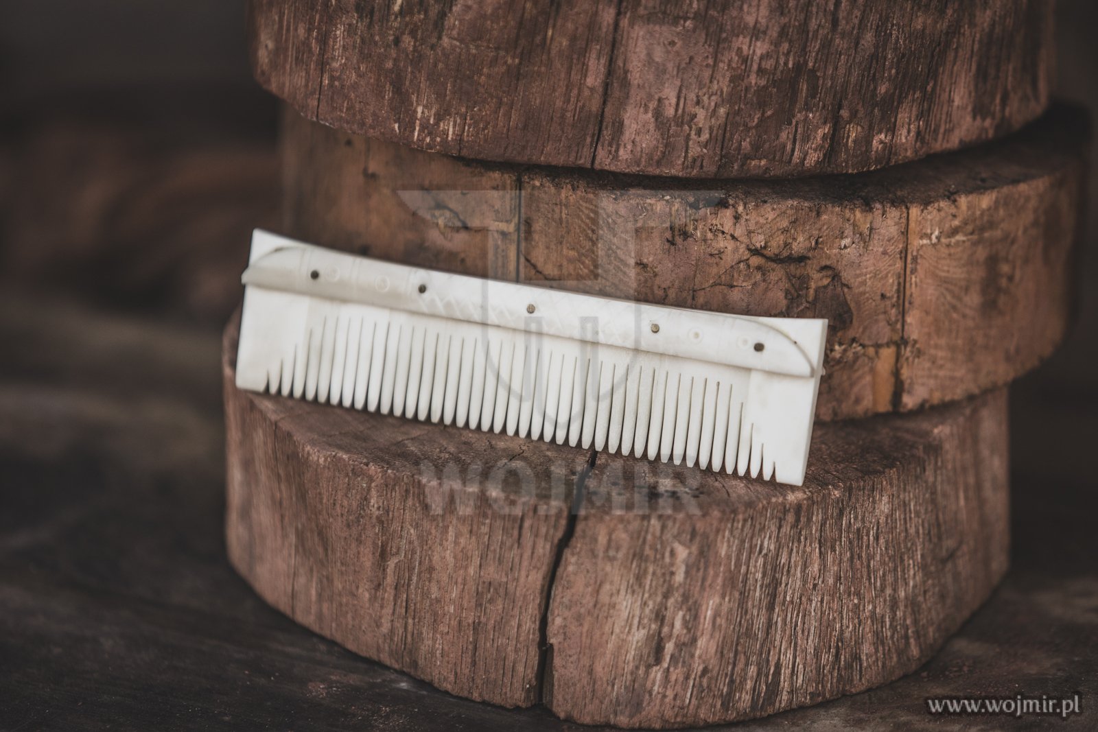 grzebień kościany bone comb 221