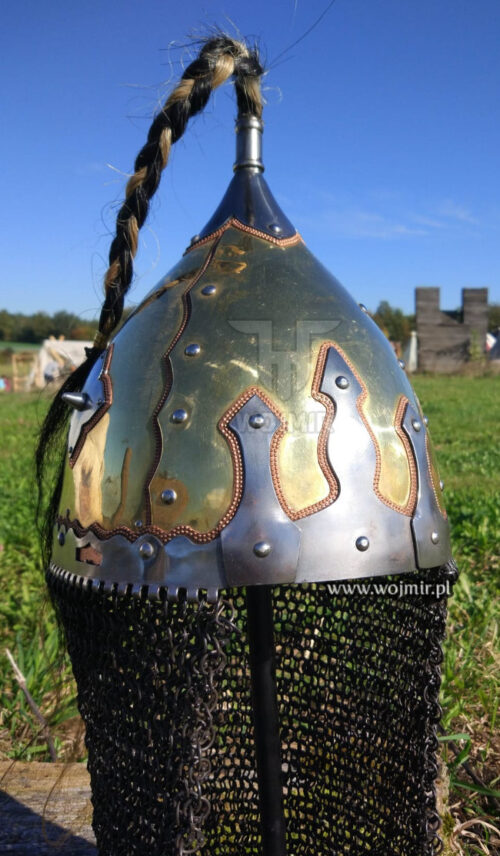 szyszak wczesnosredniowieczny early medieval helmet