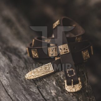 pas z birki smoki grób 369 / 1076 birka belt dragons grave