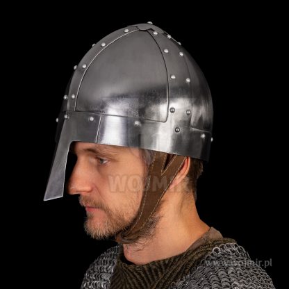 hełm normański żebrowy larp norman helmet for larp
