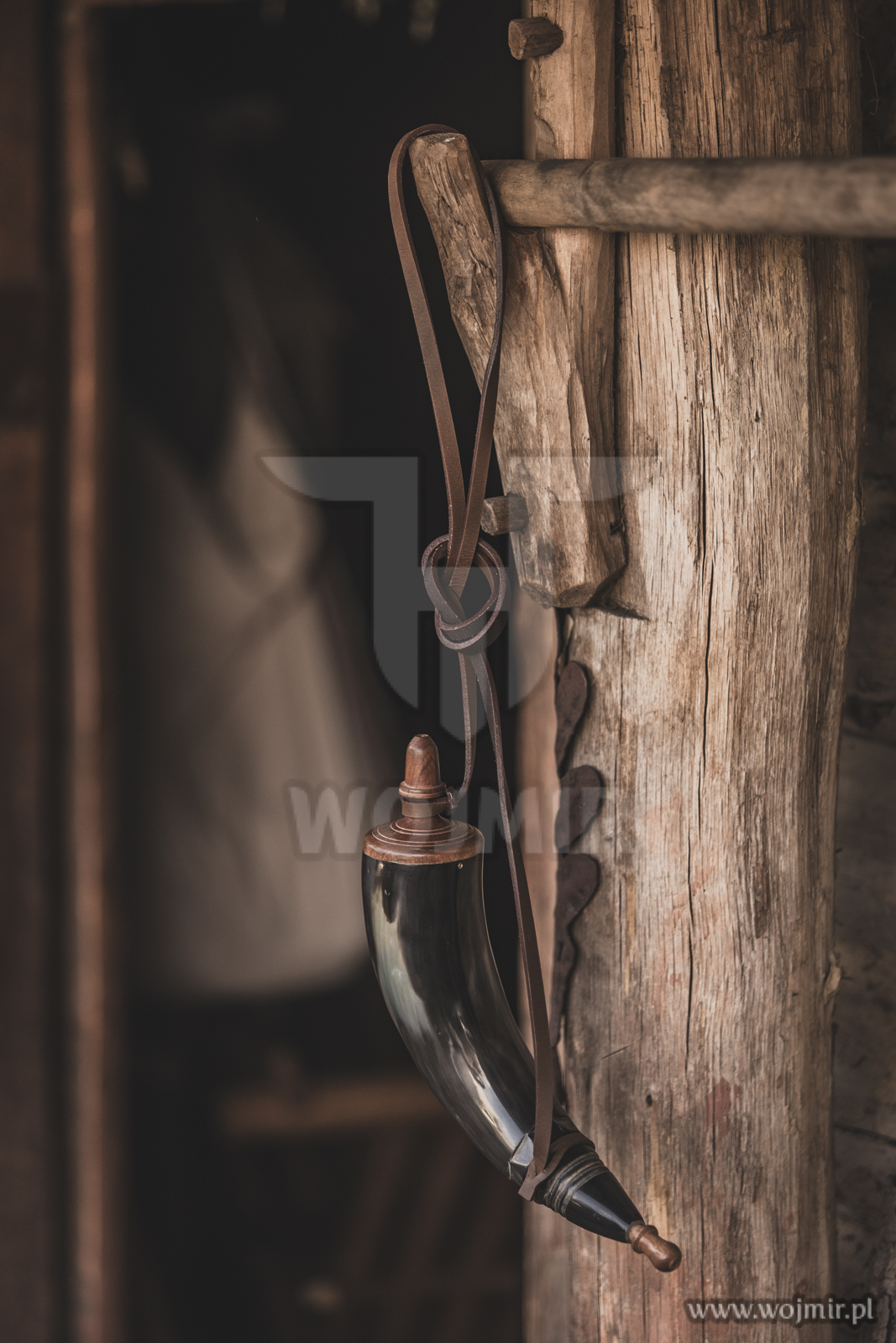 gun powder horn prochownica rogowa