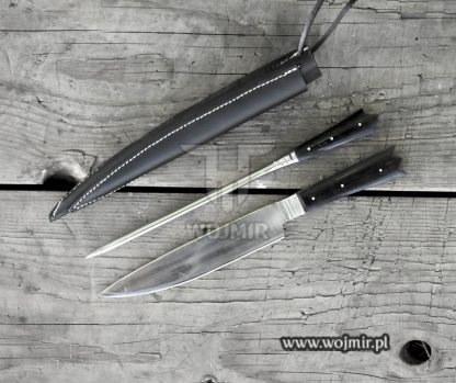 medieval cutlery with scabbard sredniowieczne sztucce
