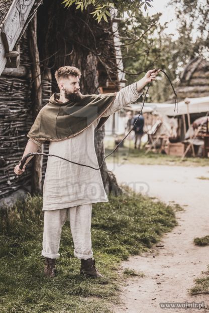 bat skórzany Leather medieval wheap