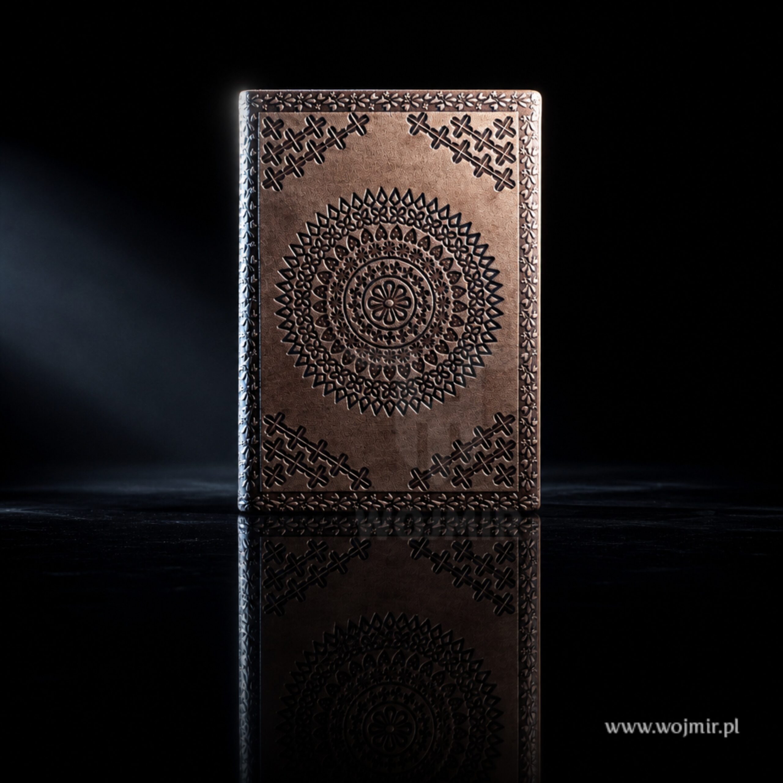 Leather Journal with Mandala – Type 24 pamiętnik z mandalą 5