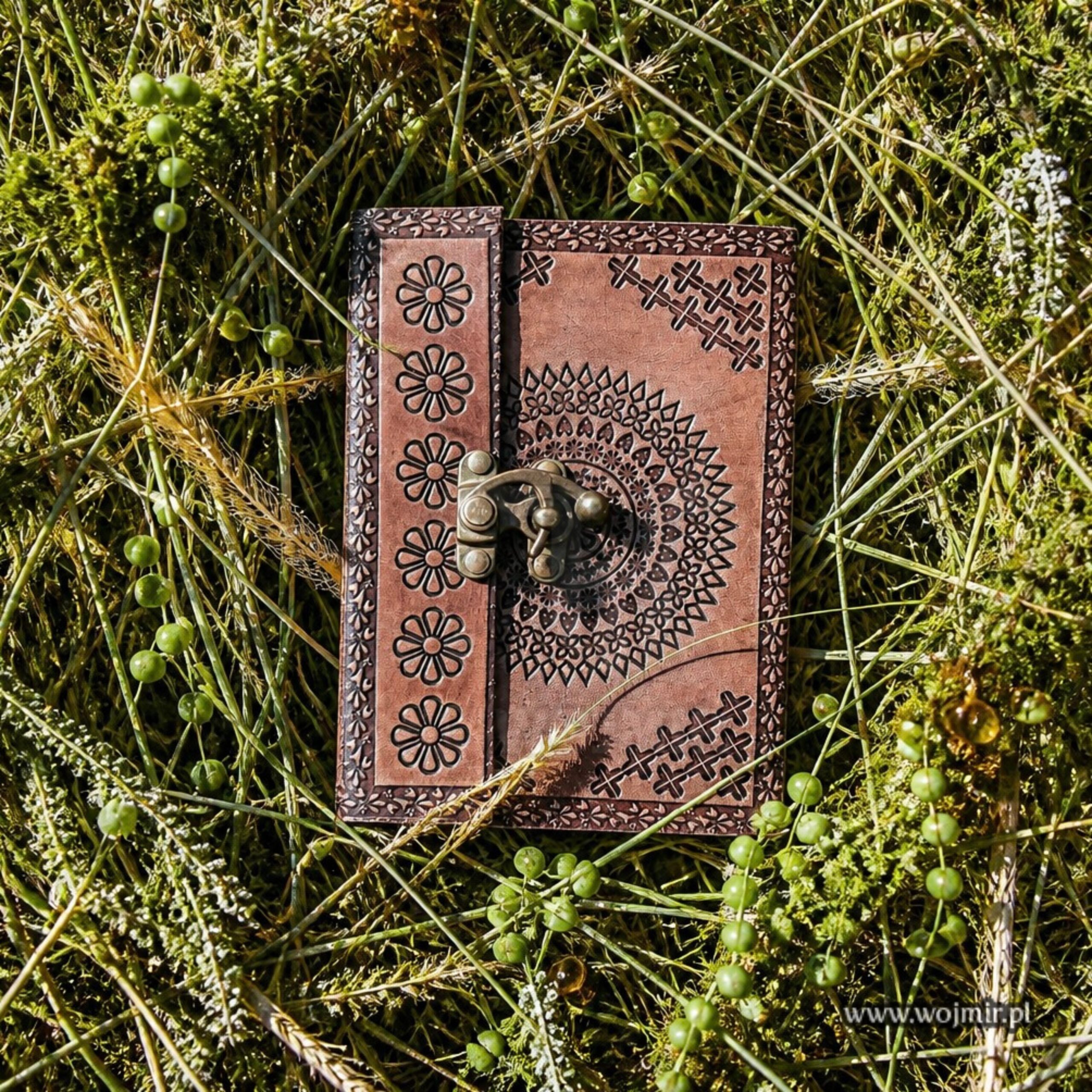 Leather Journal with Mandala – Type 24 pamiętnik z mandalą 3