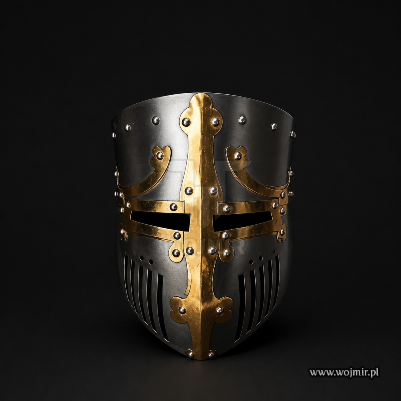 decorated great helmet hełm garnczkowy zdobiony typ 4