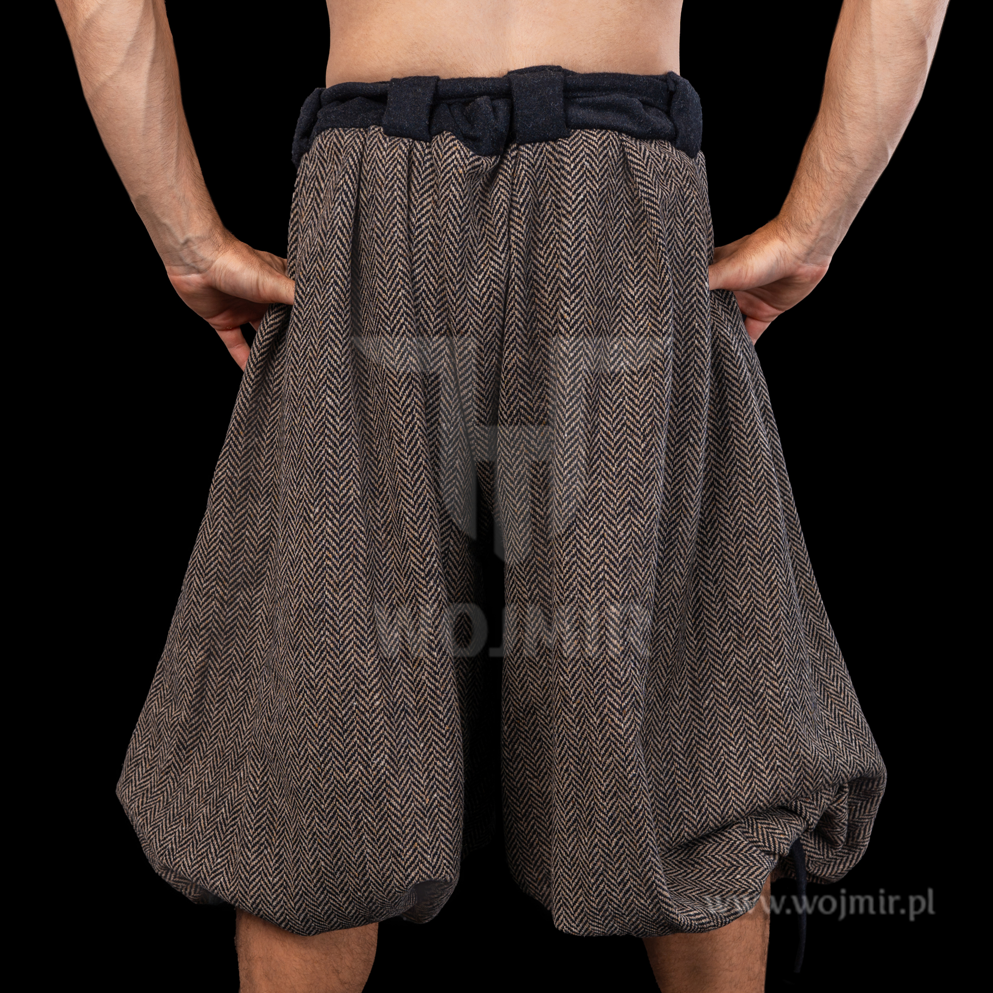 spodnie wikińskie early medieval pants type 4
